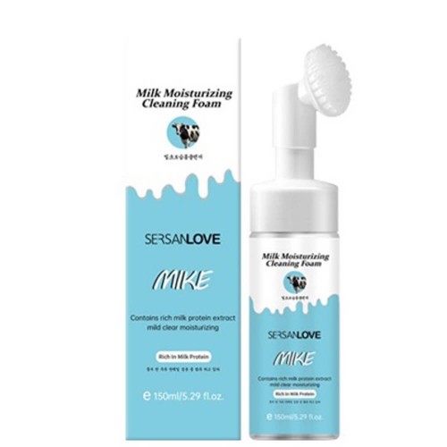 Пенка-мусс для умывания SERSANLOVE Milk Moistutizing Cleansing Foam с экстрактом молочка 150 мл