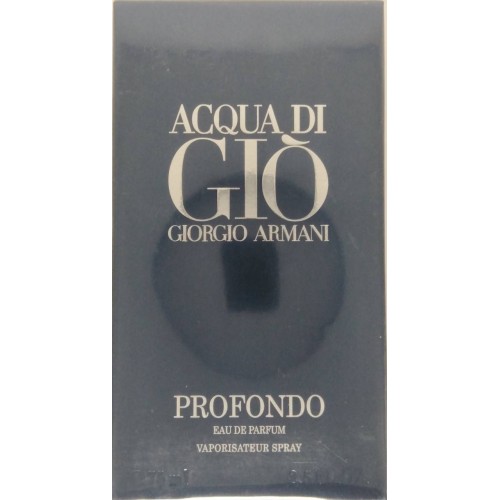 Парфюм Giorgio ARMANI ACQUA DI GIO Profondo Parfum 75 мл (уценка,без слюды) ( с магнитной лентой) (люкс копия) — фото 2