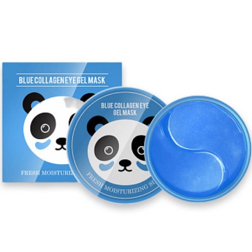 Гидрогелевые патчи SERSANLOVE Blue Collagen Eye Gel Mask с экстрактом черники и коллагеном 60 шт
