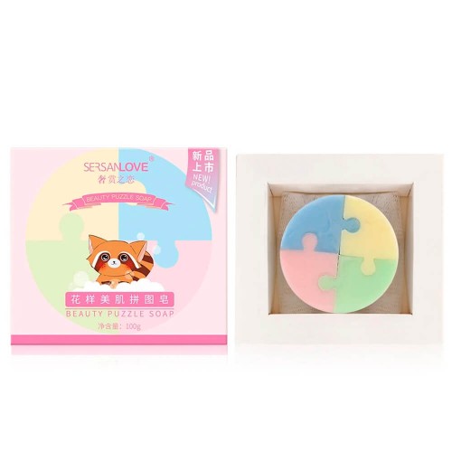 Мыло SERSANLOVE Beauty Puzzle Soap с экстрактами растений 100 гр